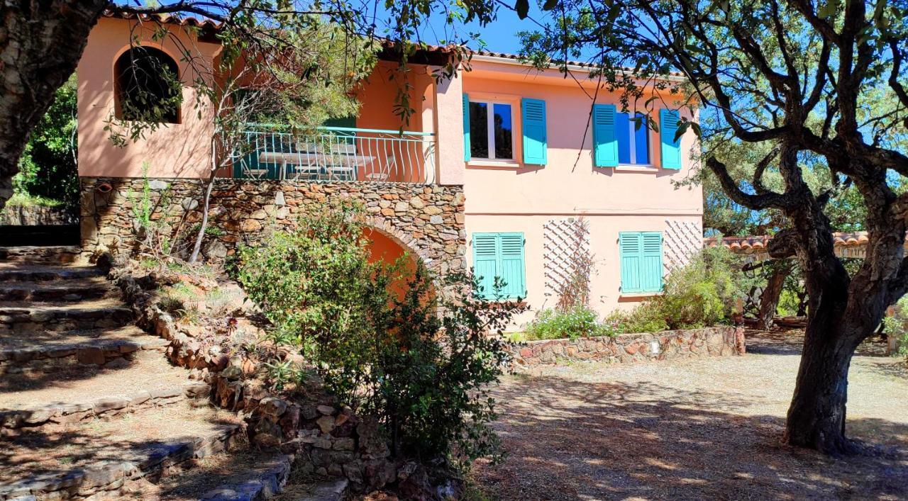 Villa Les Trois Chenes, Piscine Privee & Vue Mer Sur Golfe De Saint Tropez 레지상브르 외부 사진